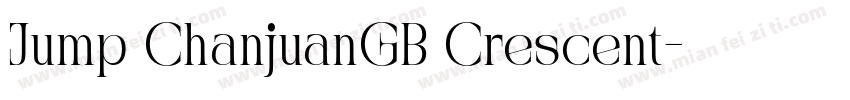 Jump ChanjuanGB Crescent字体转换